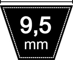 XPZ-malli 9,5/8 mm