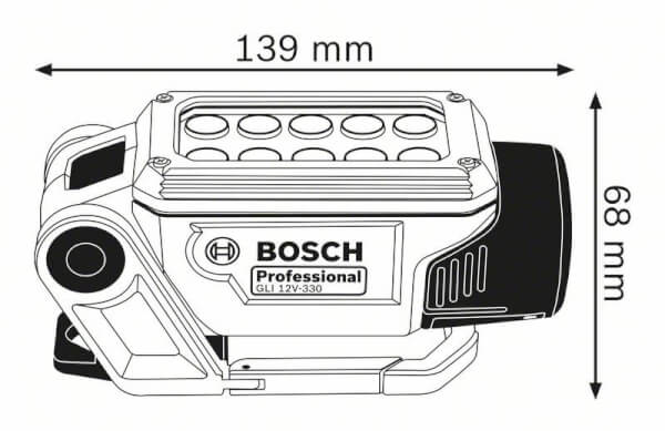 Akkuvalaisin GLI 12V-330, Bosch