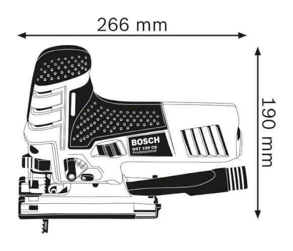 Pistosaha GST 150 CE, Bosch