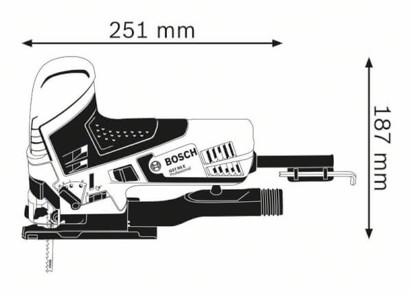 Pistosaha GST 90 E, Bosch