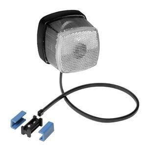 Etu&auml;&auml;rivalo 0,5 m johdolla, kirkas, Squarepoint, Asp&ouml;ck