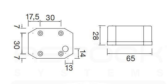 Led-etuäärivalo Flexipoint, Aspöck