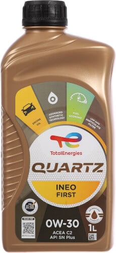 Moottoriöljy 0W-30 Quartz Ineo First 1l, Total