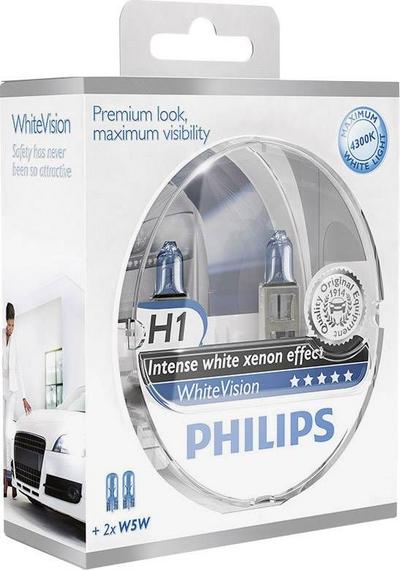 Ajovalopolttimo, H1, whitevision, Philips