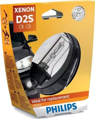 Ajovalopolttimo Xenon vision, D2S, Philips