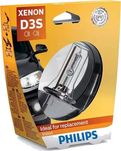 Ajovalopolttimo Xenon vision, D3S, Philips