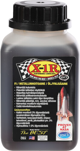 Metallinhoitoaine ja öljyn lisäaine, 250 ml, X-1R