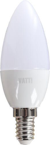 Led kynttil&auml;lamppu E14, 470 lm, 4 kpl, Vatti