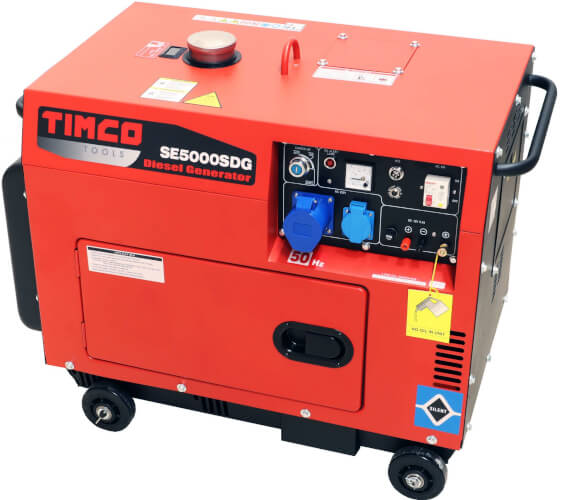 Aggregaatti SE5000SDG Silent (4,5 kW), Timco