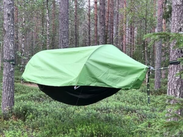 Riippumatto ja teltta Rain Hammock, vihreä, Out-Zone