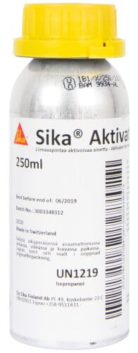 Puhdistusaine Aktivator-205, 250 ml, Sika