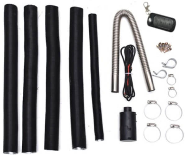 Polttoainek&auml;ytt&ouml;inen pienl&auml;mmitin 4 kW, 12 V, GXT