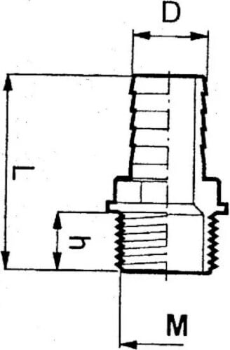 Letkuliitin 1"