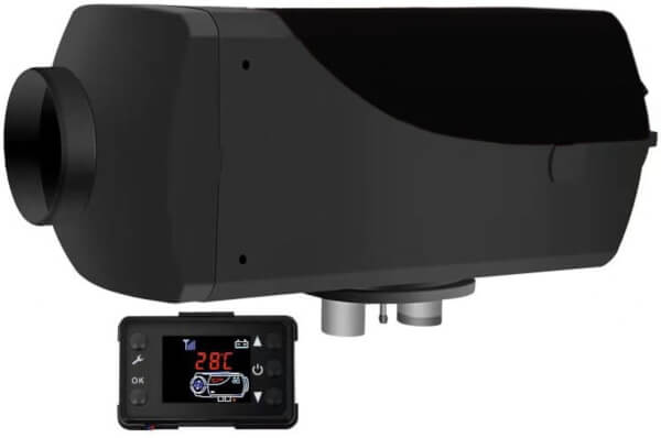 Polttoainek&auml;ytt&ouml;inen ilmal&auml;mmitin 5 kW, 12 V, Motorwerk