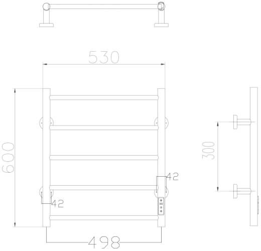 Pyyhekuivain RST 70 W, 5-ripainen, Innosanit