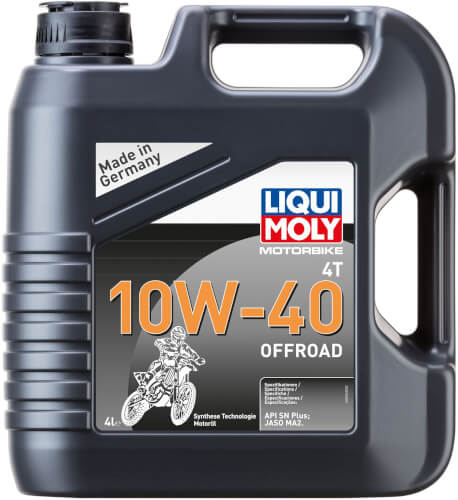 Moottoriöljy Motorbike 4T 10W-40 Offroad, 4 l, Liqui Moly