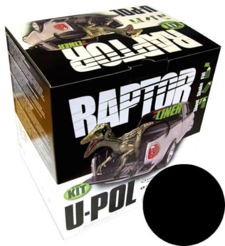 Lavapinnoite Raptor, musta, 3,8 l, U-Pol