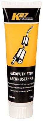 Pakoputkiston asennustahna 170 g, K27