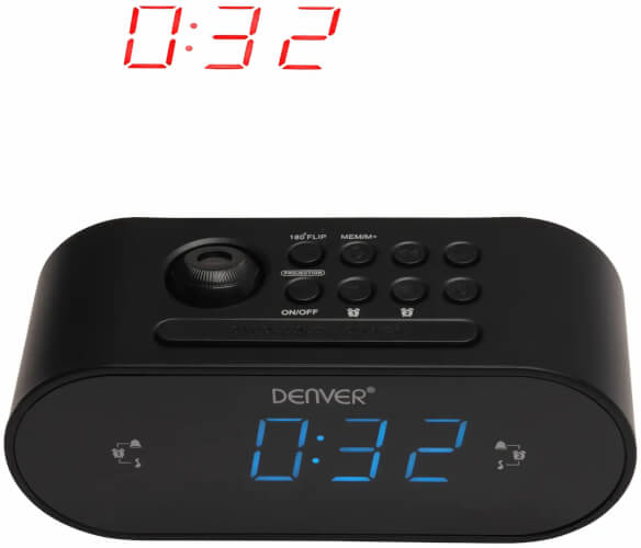 Kelloradio projektiolla, Denver