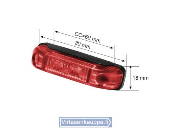 Led-taka&auml;&auml;rivalo 12-30 V, Valeryd