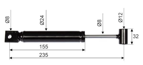 Aisan vaimennin, CC=240, Valeryd