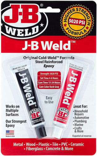 Epoksiliima / metalliliima Adhesive Weld, JB Weld