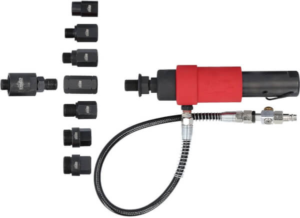 Paineilmatoiminen ruiskutussuuttimien irrotussarja, 9-os, KS-Tools