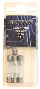 Lasiputkisulake 7,5 A, 6 x 32 mm, Autoline