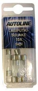 Lasiputkisulake 10 A, 6 x 32 mm, Autoline