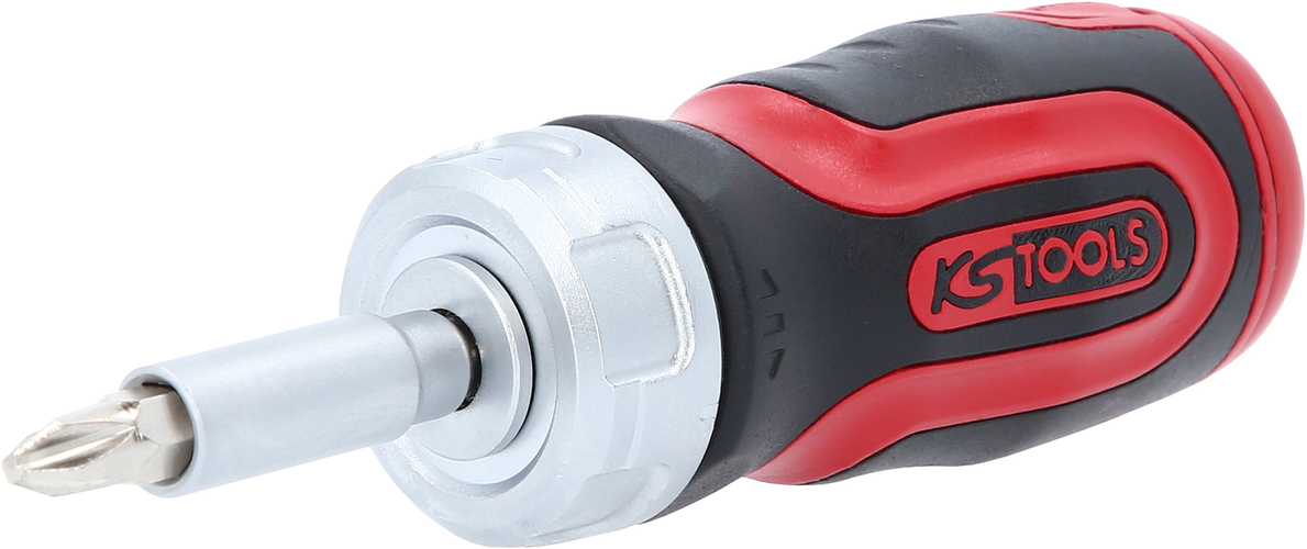 Mini-ruuvinv&auml;&auml;nnin 1/4" r&auml;ik&auml;llinen 6 in 1, KS-Tools