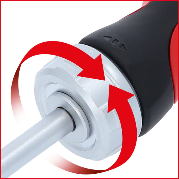 Mini-ruuvinv&auml;&auml;nnin 1/4" r&auml;ik&auml;llinen 6 in 1, KS-Tools