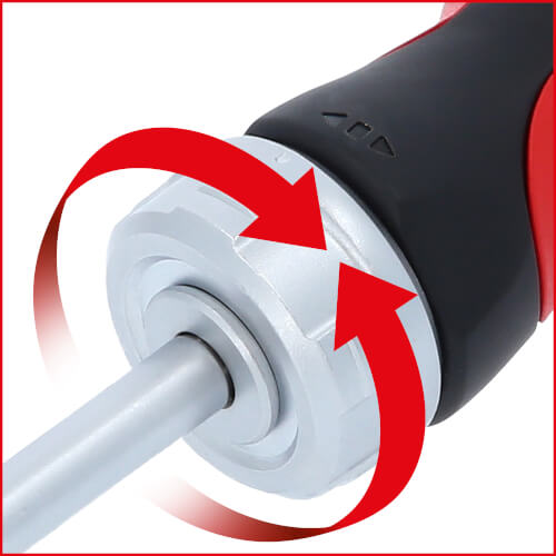 R&auml;ikk&auml;k&auml;rkiruuvinv&auml;&auml;nnin 1/4" 12 in 1, KS Tools