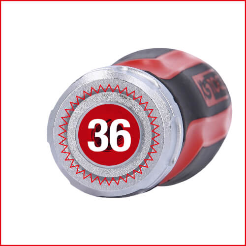 R&auml;ikk&auml;k&auml;rkiruuvinv&auml;&auml;nnin 1/4" 12 in 1, KS Tools