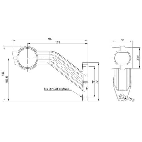 Led-äärivalo 12-24V (vasen)