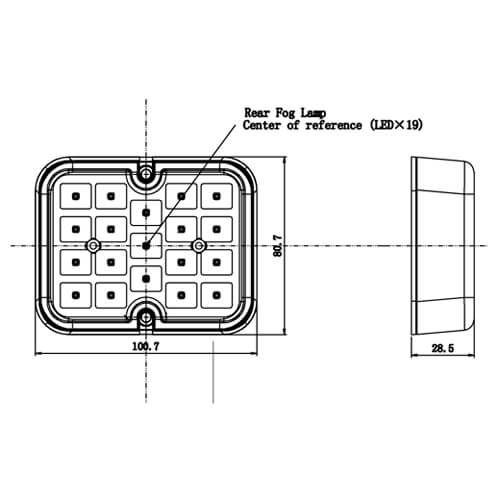 Led sumuvalo 12V (TRL009)