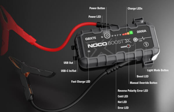 Starttiboosteri Boost X GBX75 (2500 A), Noco