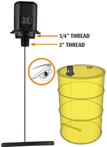 Tynnyrimittari 200 l, APAC