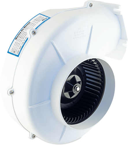 Simpukkapuhallin 6", 12 V, Albin Pump Marine