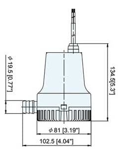 Pilssipumppu, max. 25,2 l/min, 12 V