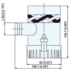 Pilssipumppu, max. 63,1 l/min, 12 V