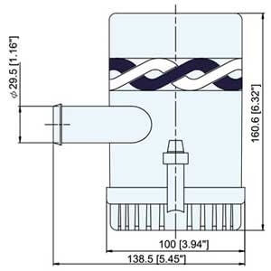 Pilssipumppu, max. 94,6 l/min, 12 V