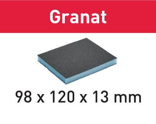 Hiomasieni 98x120x13 60 GR/6 Granat, Festool - Hiomasieni (karkeus 60) 6 kpl