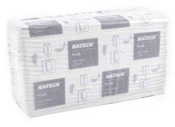 Katrin plus 2 kertainen käsipyyhe 100 arkkia (C-taitto)