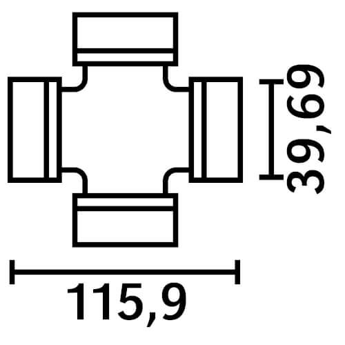 Nivelristi 39,69x115,90 mm, FO 83100935