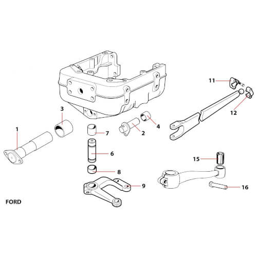 Sivutangon pesä, sisempi, Ford 83924041