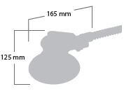 Epäkeskohiomakone 150 mm (tarra), Shinano 3111