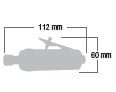 Suorahiomakone 6 mm, PTS 7240