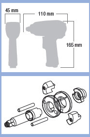 Mutterinkierrin 7825, 3/8" - P.T.S