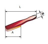 Viilaharja 40 x 115 mm, Osborn