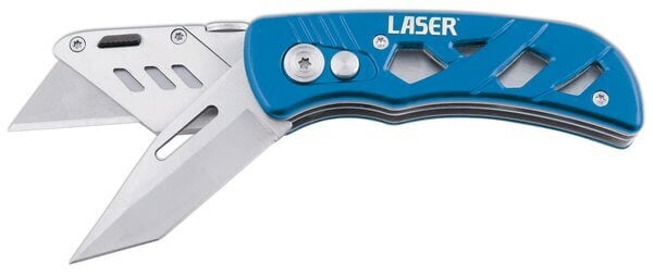 Mekaanikon kääntöveitsi lukituksella, Laser
